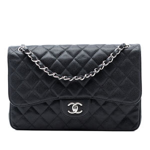 Pre-Loved Chanel Jumbo Classic Caviar Double Flap